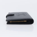 CHANEL Matelasse Long Wallet Caviar Skin Black Gold CC Auth 210958V-5