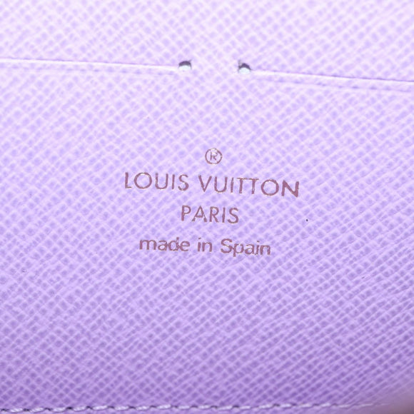 LOUIS VUITTON Damier Ebene Zippy Wallet Long Wallet N63004 LV Auth 210960M