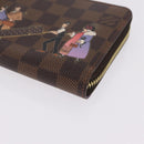 LOUIS VUITTON Damier Ebene Zippy Wallet Long Wallet N63004 LV Auth 210960M-9