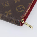 LOUIS VUITTON Monogram Cherry Porte Monnaie Zip Long Wallet M95006 Auth 210961M-10