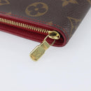 LOUIS VUITTON Monogram Cherry Porte Monnaie Zip Long Wallet M95006 Auth 210961M-12