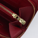 LOUIS VUITTON Monogram Cherry Porte Monnaie Zip Long Wallet M95006 Auth 210961M-18