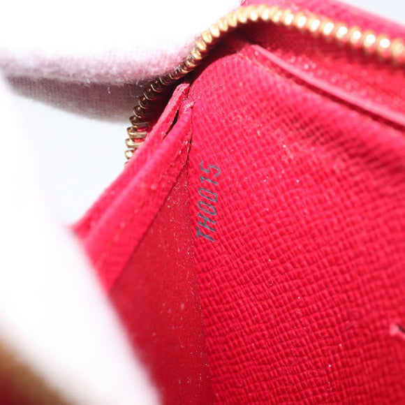 LOUIS VUITTON Monogram Cherry Porte Monnaie Zip Long Wallet M95006 Auth 210961M