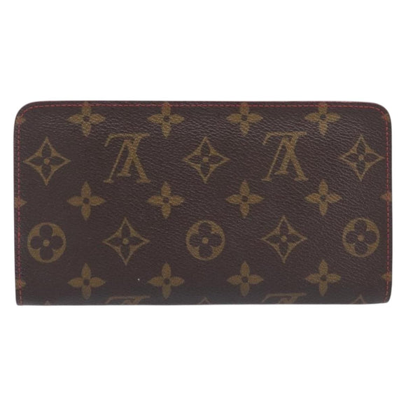 LOUIS VUITTON Monogram Cherry Porte Monnaie Zip Long Wallet M95006 Auth 210961M