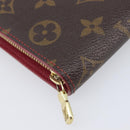 LOUIS VUITTON Monogram Cherry Porte Monnaie Zip Long Wallet M95006 Auth 210961M-9