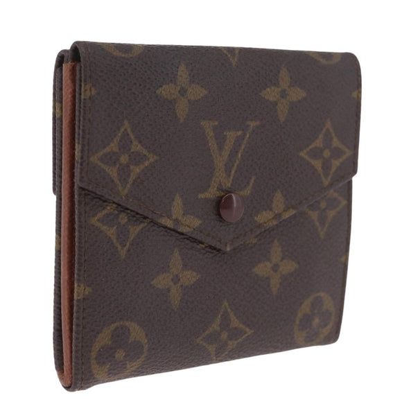 LOUIS VUITTON Monogram Porte Monnaie Bier Cartes Crdit Wallet M61660 Auth 210962