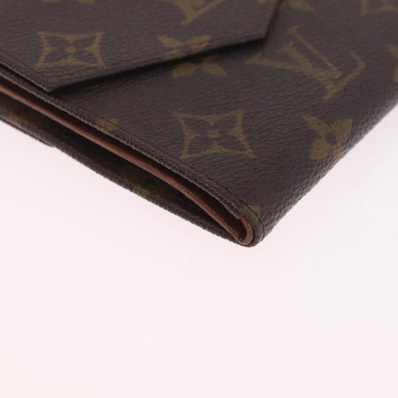 LOUIS VUITTON Monogram Porte Monnaie Bier Cartes Crdit Wallet M61660 Auth 210962