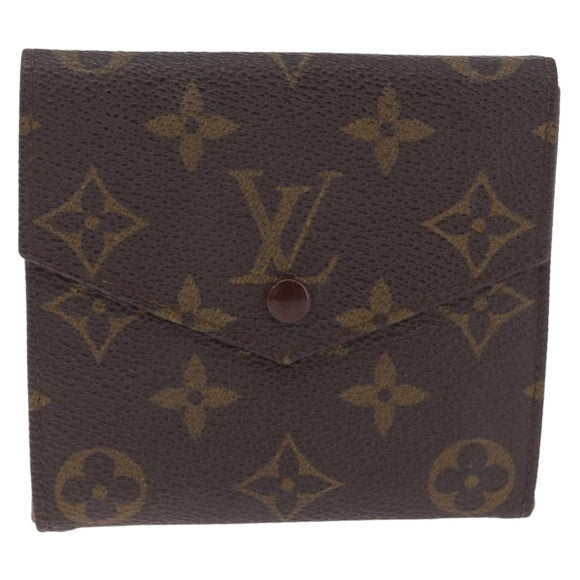 LOUIS VUITTON Monogram Porte Monnaie Bier Cartes Crdit Wallet M61660 Auth 210962