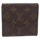 LOUIS VUITTON Monogram Porte Monnaie Bier Cartes Crdit Wallet M61660 Auth 210962-2