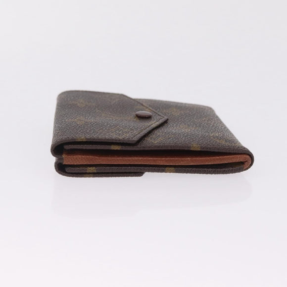 LOUIS VUITTON Monogram Porte Monnaie Bier Cartes Crdit Wallet M61660 Auth 210962