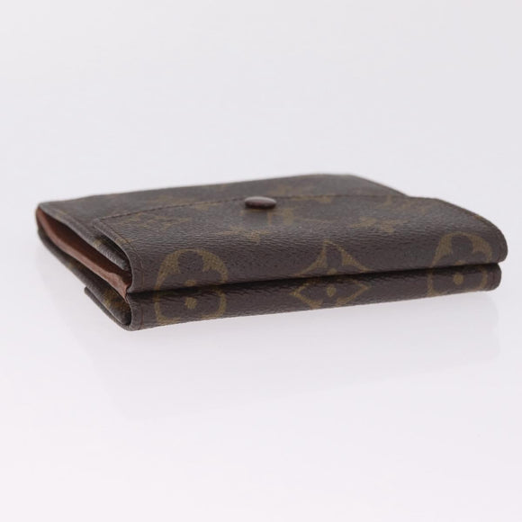 LOUIS VUITTON Monogram Porte Monnaie Bier Cartes Crdit Wallet M61660 Auth 210962