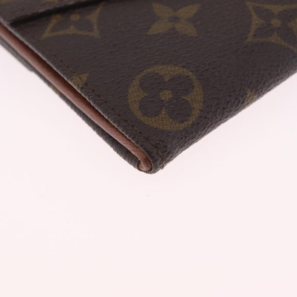 LOUIS VUITTON Monogram Porte Monnaie Bier Cartes Crdit Wallet M61660 Auth 210962