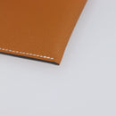 HERMES Tarmac PM Passport Case Leather Beige Auth 210965M-10