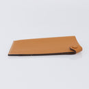 HERMES Tarmac PM Passport Case Leather Beige Auth 210965M-4