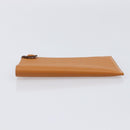 HERMES Tarmac PM Passport Case Leather Beige Auth 210965M-5