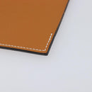 HERMES Tarmac PM Passport Case Leather Beige Auth 210965M-8