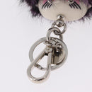 PRADA Robot Key Holder Fur Purple Silver Auth 210967M-8
