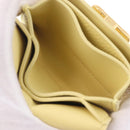 Bottega Veneta Card Case Leather Yellow Gold Auth 210968M-21