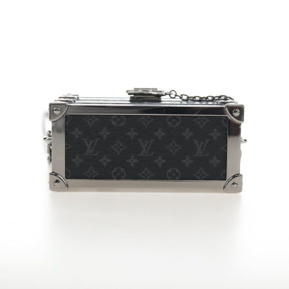 LOUIS VUITTON Monogram Eclipse AirPods Pro Trunk Box Case M77167 Auth 210969SAM