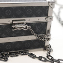 LOUIS VUITTON Monogram Eclipse AirPods Pro Trunk Box Case M77167 Auth 210969SAM-20