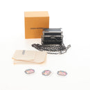 LOUIS VUITTON Monogram Eclipse AirPods Pro Trunk Box Case M77167 Auth 210969SAM-12