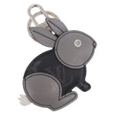 LOUIS VUITTON Monogram Eclipse Porte Cles Animal Rabbit M63224 Auth 210974M-1