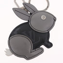 LOUIS VUITTON Monogram Eclipse Porte Cles Animal Rabbit M63224 Auth 210974M-4