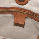 GUCCI Shoulder Bag Leather Brown Gold Tone 257026 Auth 210984A-17