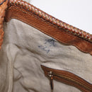 GUCCI Shoulder Bag Leather Brown Gold Tone 257026 Auth 210984A-18