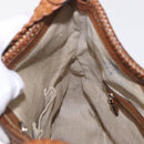 GUCCI Shoulder Bag Leather Brown Gold Tone 257026 Auth 210984A-21