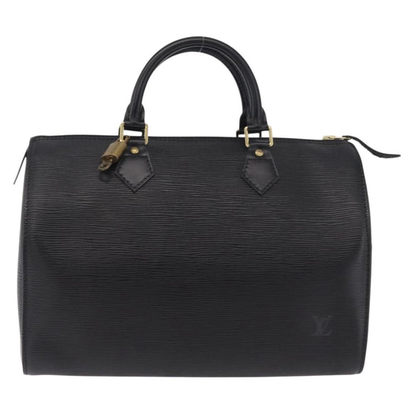 LOUIS VUITTON Epi Speedy 30 Hand Bag Noir black M43002 LV Auth 210985V