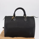 LOUIS VUITTON Epi Speedy 30 Hand Bag Noir black M43002 LV Auth 210985V-23