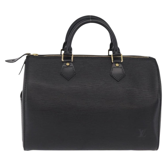 LOUIS VUITTON Epi Speedy 30 Hand Bag Noir black M43002 LV Auth 210985V