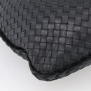 Bottega Veneta Hobo INTRECCIATO Bag Leather Black Gold 115653 Auth 210988V-13