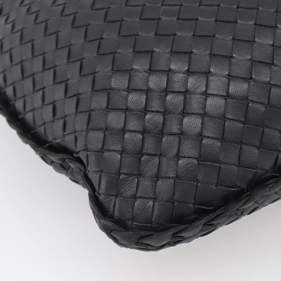 Bottega Veneta Hobo INTRECCIATO Bag Leather Black Gold 115653 Auth 210988V