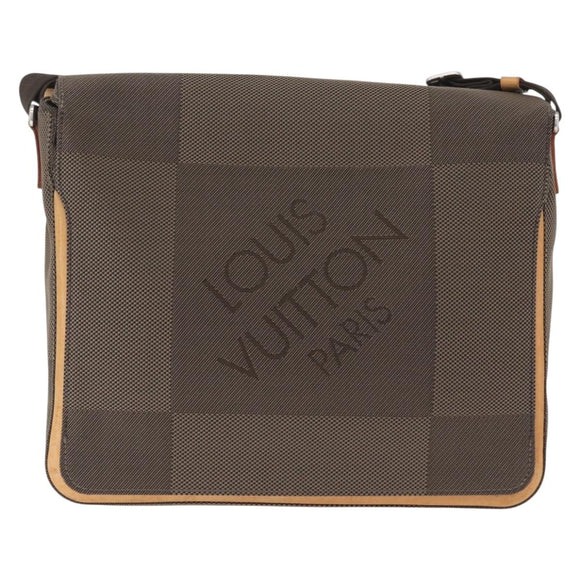 LOUIS VUITTON Damier Geant Message Shoulder Bag Tail M93030 LV Auth 210990A