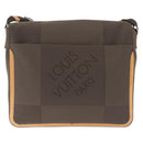 LOUIS VUITTON Damier Geant Message Shoulder Bag Tail M93030 LV Auth 210990A-3
