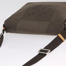 LOUIS VUITTON Damier Geant Message Shoulder Bag Tail M93030 LV Auth 210990A-6