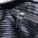 PRADA Shoulder Bag Nylon Green Silver Auth 210991A-21
