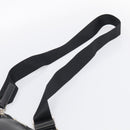 PRADA Shoulder Bag Leather Black Silver Auth 210992V-8