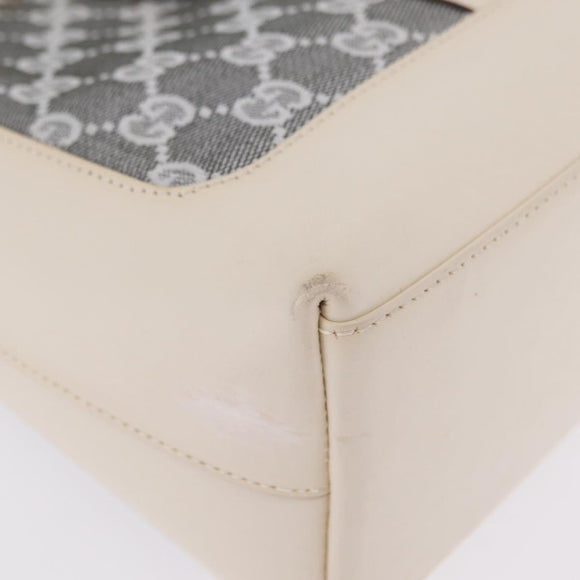GUCCI GG Canvas Jackie Shoulder Bag Gray Silver 001 3876 Auth 210994V