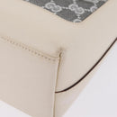 GUCCI GG Canvas Jackie Shoulder Bag Gray Silver 001 3876 Auth 210994V-14