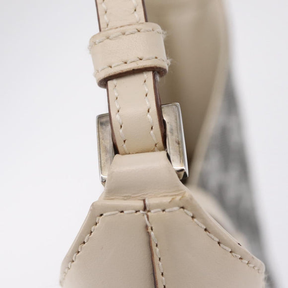 GUCCI GG Canvas Jackie Shoulder Bag Gray Silver 001 3876 Auth 210994V