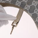 GUCCI GG Canvas Jackie Shoulder Bag Gray Silver 001 3876 Auth 210994V-17