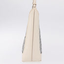 GUCCI GG Canvas Jackie Shoulder Bag Gray Silver 001 3876 Auth 210994V-4