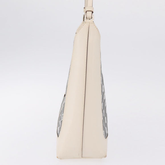 GUCCI GG Canvas Jackie Shoulder Bag Gray Silver 001 3876 Auth 210994V