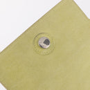 CELINE Belt Bag Hand Bag Leather 2way Yellow Silver Auth 210995V-18