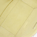 CELINE Belt Bag Hand Bag Leather 2way Yellow Silver Auth 210995V-23