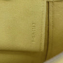 CELINE Belt Bag Hand Bag Leather 2way Yellow Silver Auth 210995V-27