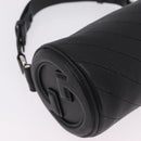 GUCCI Blondy Shoulder Bag Leather Black Silver 700170 Auth 210996V-10